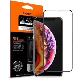 iPhone 11 Pro Max Black Spigen Glass FC